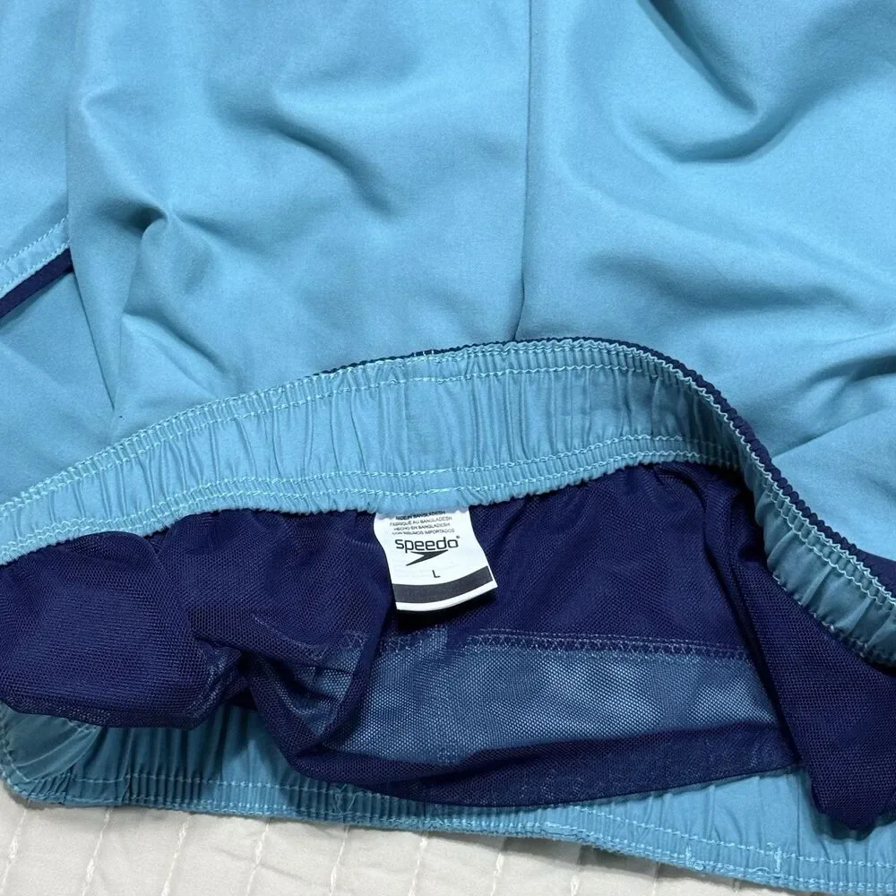 Speed Men’s Swimsuit | Teal & Black | Adult Large | Multiple Pockets